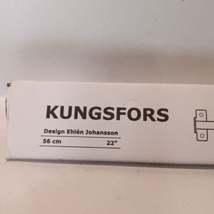 Ikea Kungsfors Stainless Steel Kitchen Rail-22 inch-Towel Rack-Bathroom-NEW